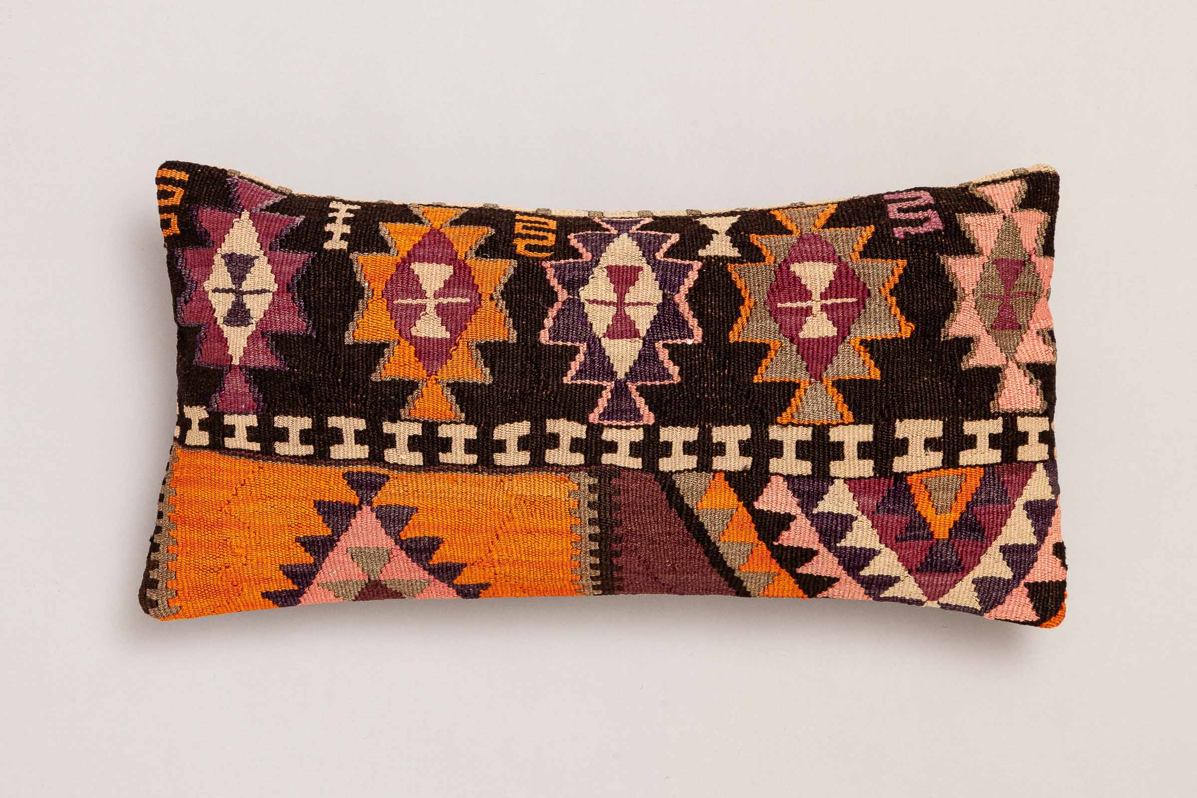 Kilim Cushion "Mutlu" (60x30cm) - Wild Heart Free Soul