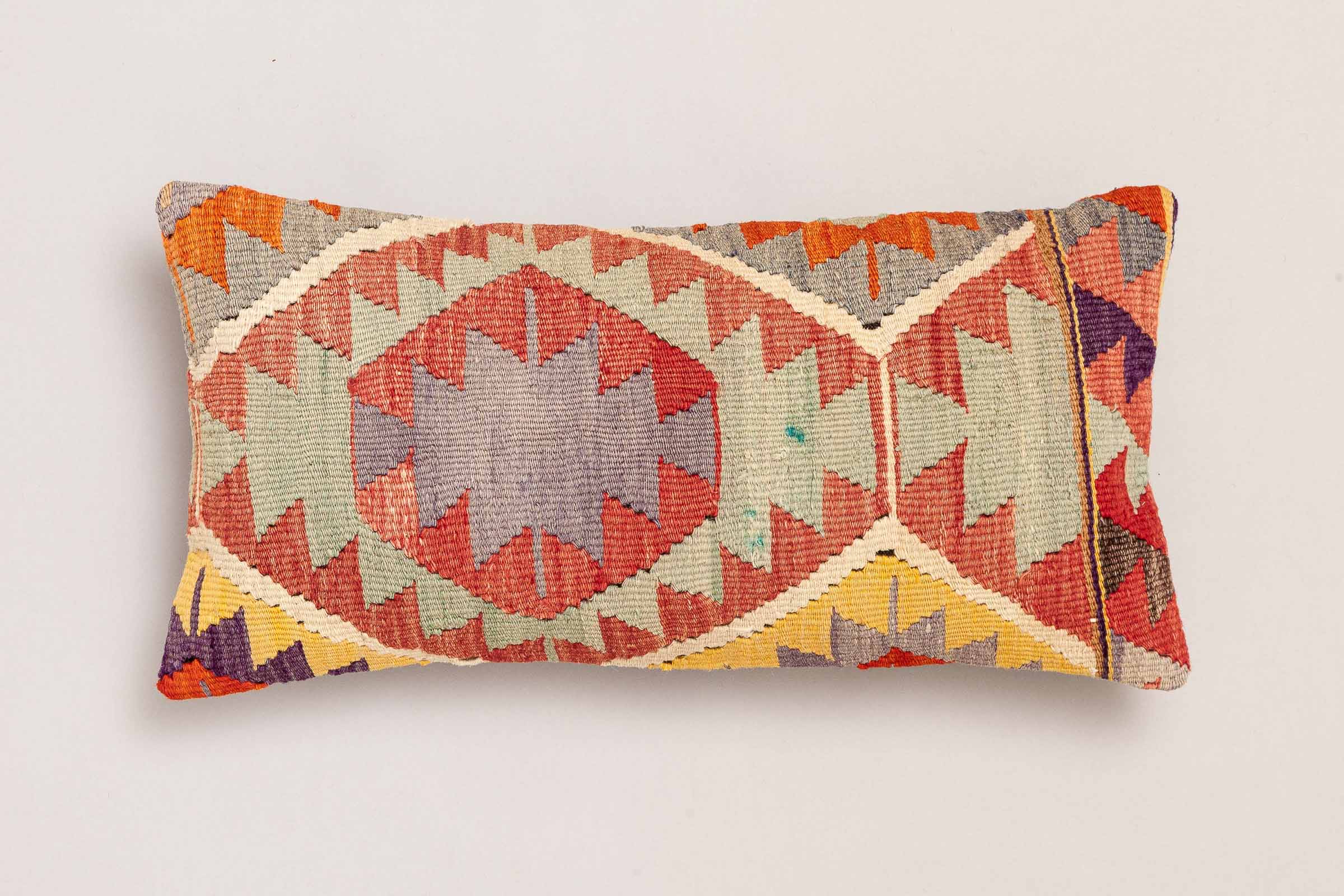 Kilim Cushion "Menekse" (60x30cm) - Wild Heart Free Soul