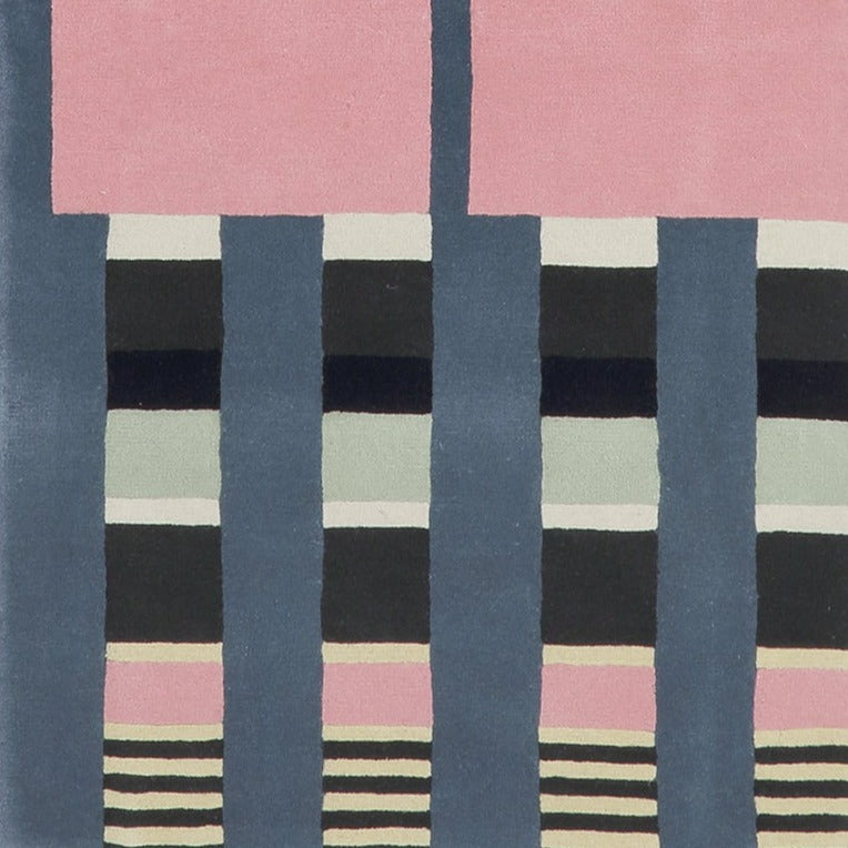 Gunta Stölzl Bauhaus rug Runner 'PLATE 180' 303x77 cm