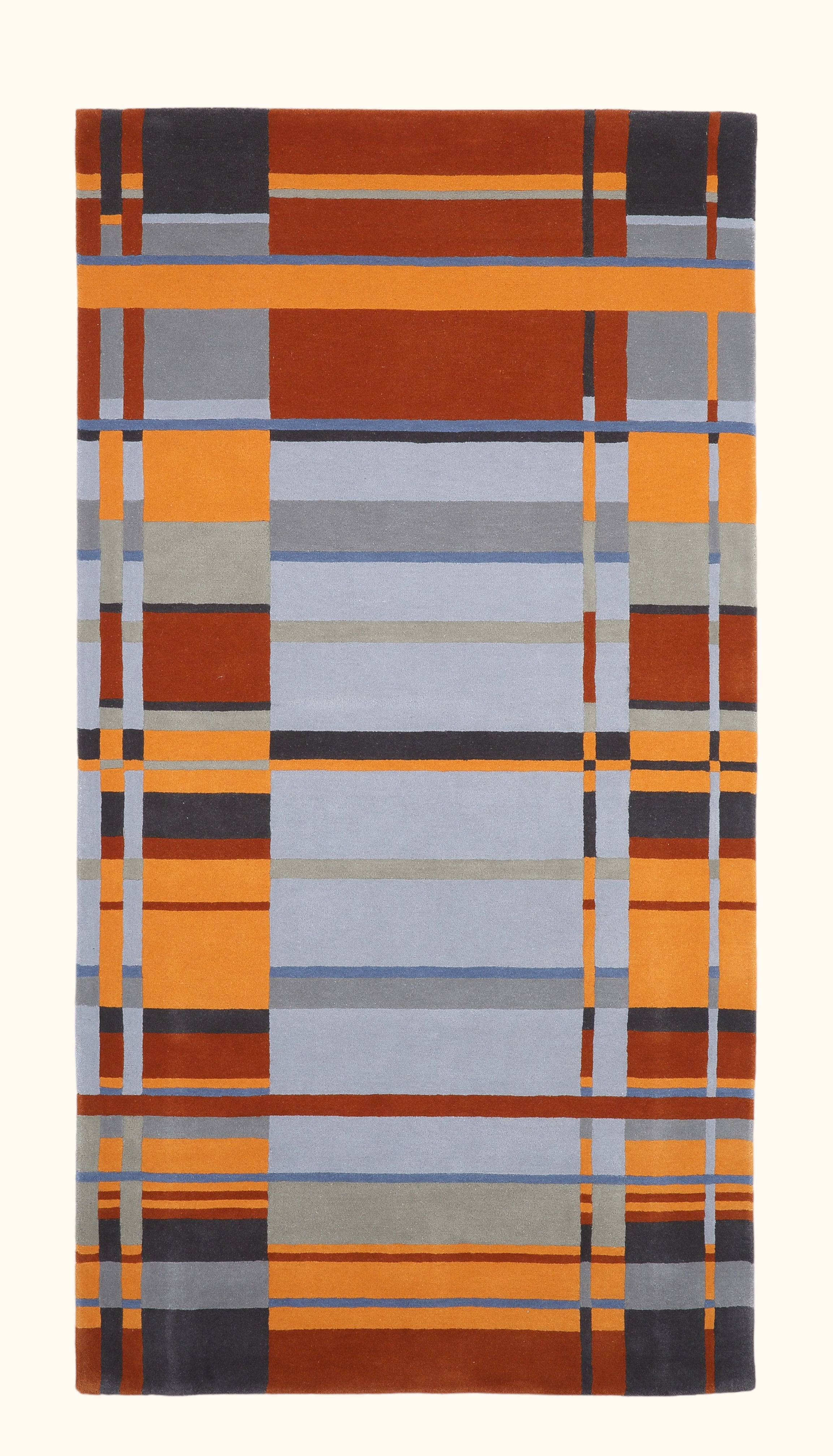 Gunta Stölzl Bauhaus rug 'PLATE 184' 235x125cm