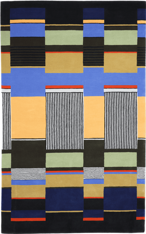 Gunta Stölzl Bauhaus rug 'PLATE 111' 269x170 cm