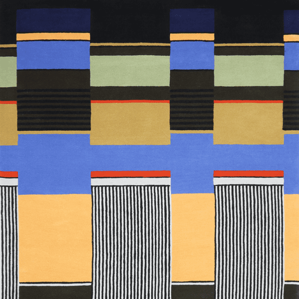 Gunta Stölzl Bauhaus rug 'PLATE 111' 269x170 cm