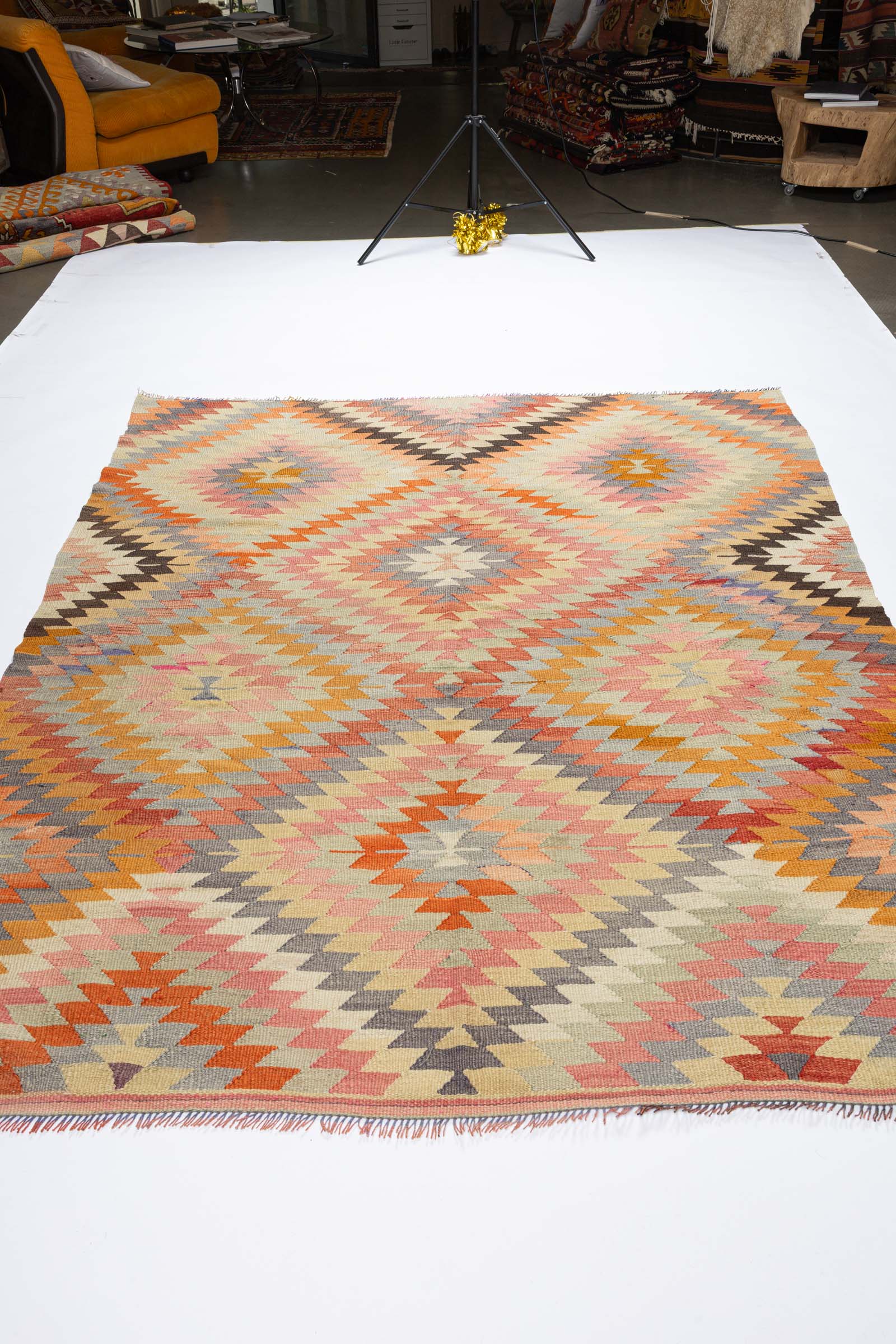 DENIZLI Vintage Kelim 220x174cm