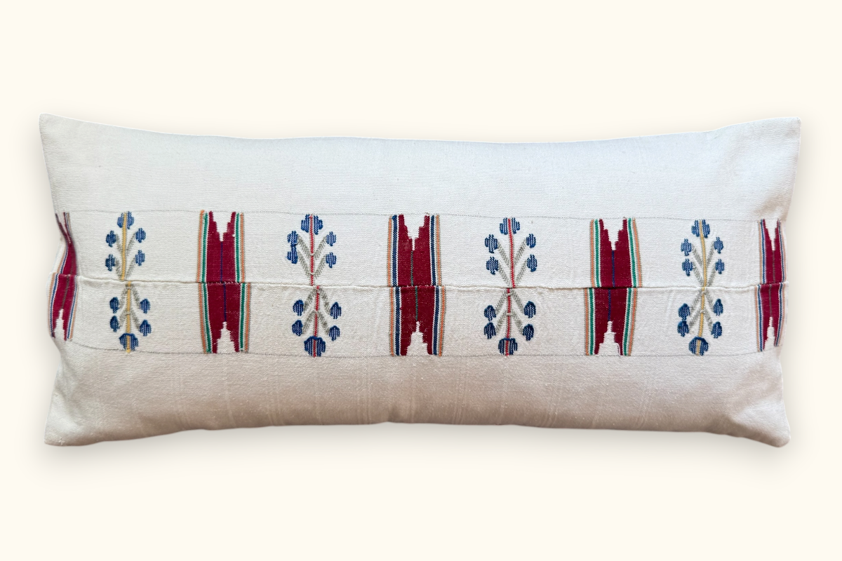 DERYA Besticktes Anatolisches Kissen 65x30cm
