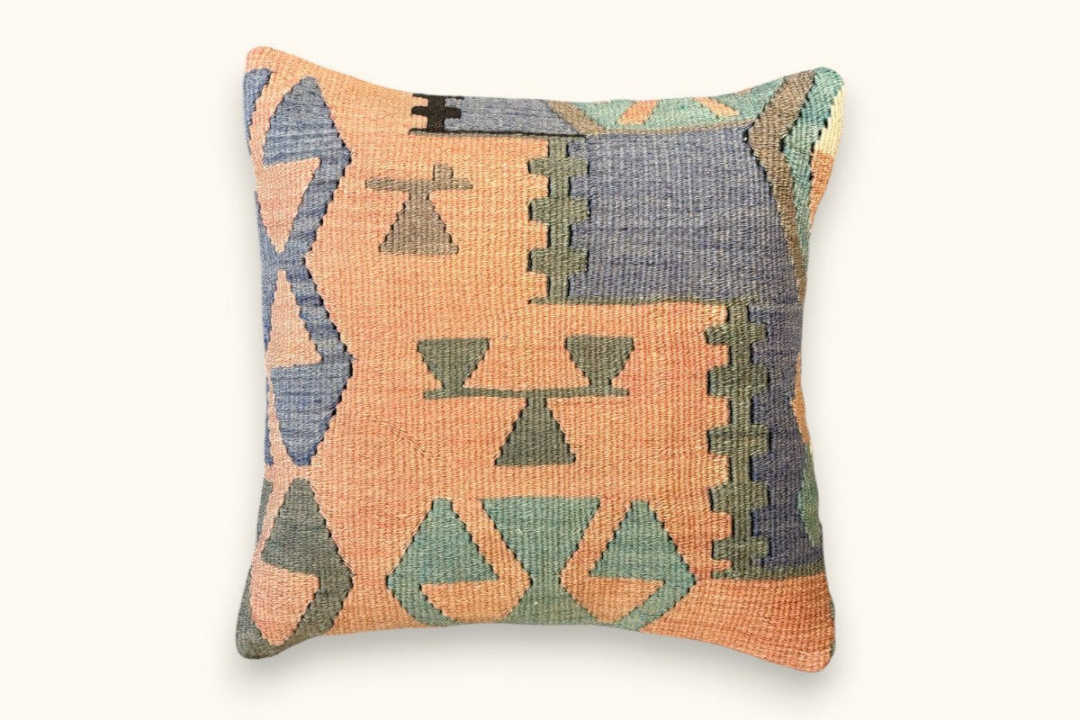 AYLIN Vintage Kelim Kissen 40x40cm
