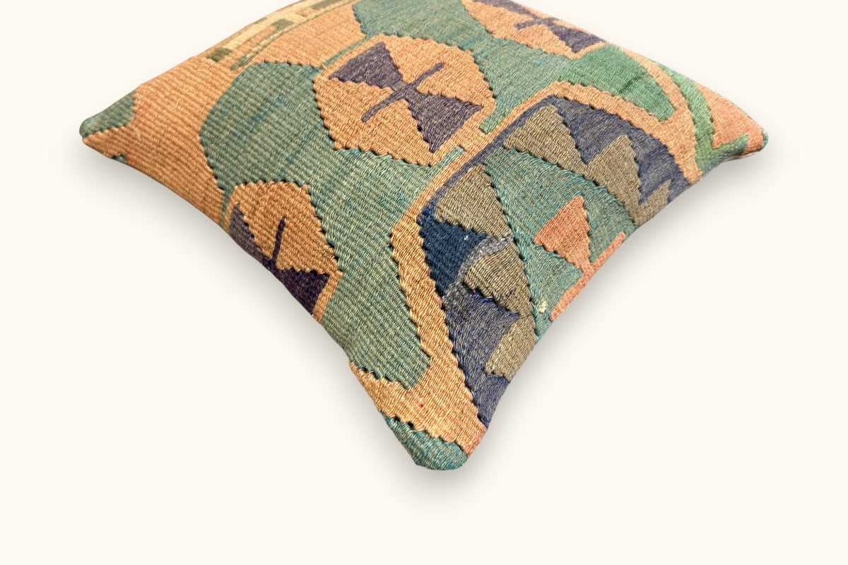 SELIN Vintage Kelim Kissen 40x40cm