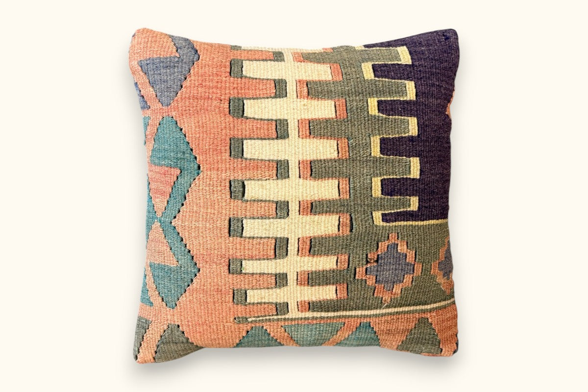 EDA Vintage Kelim Kissen 40x40cm