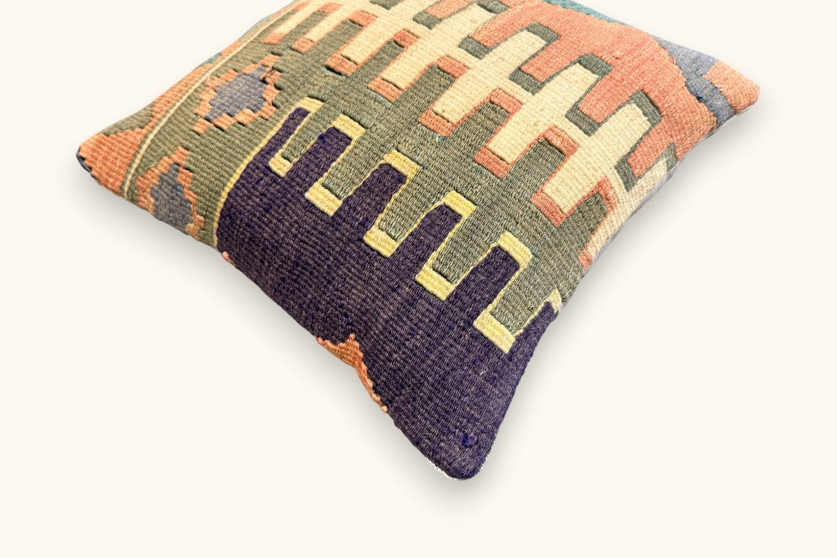 EDA Vintage Kelim Kissen 40x40cm