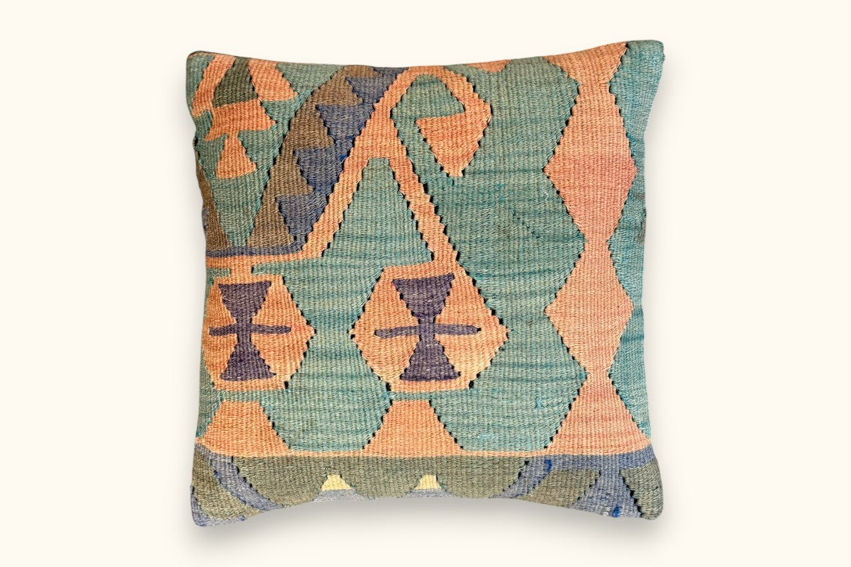 DILAN Vintage Kelim Kissen 40x40cm