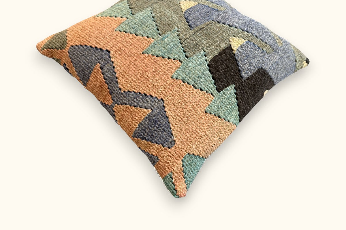 NAZAN Vintage Kelim Kissen 40x40cm
