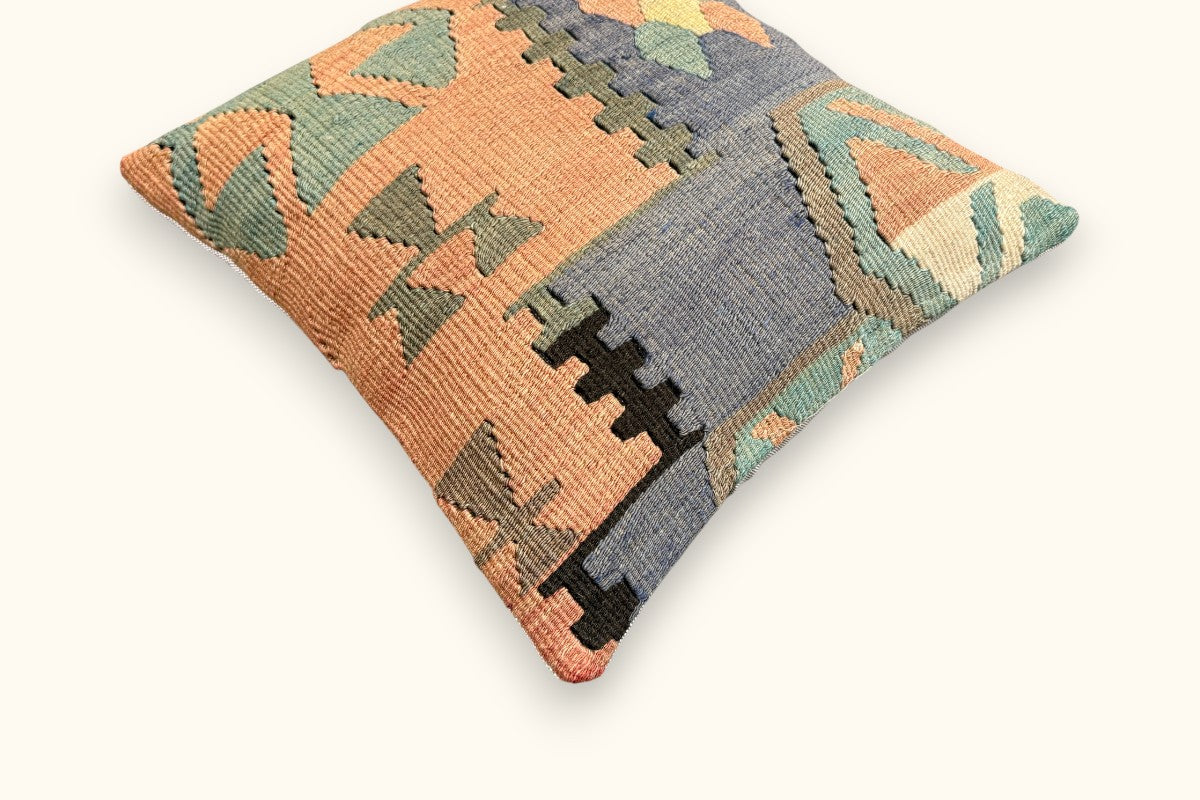 DILARA Vintage Kelim Kissen 40x40cm