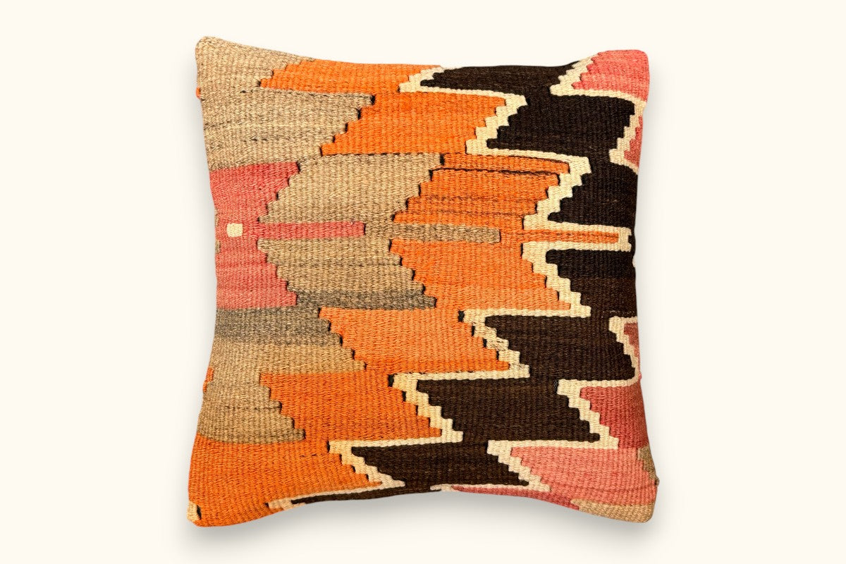 ATES Vintage Kelim Kissen 40x40cm