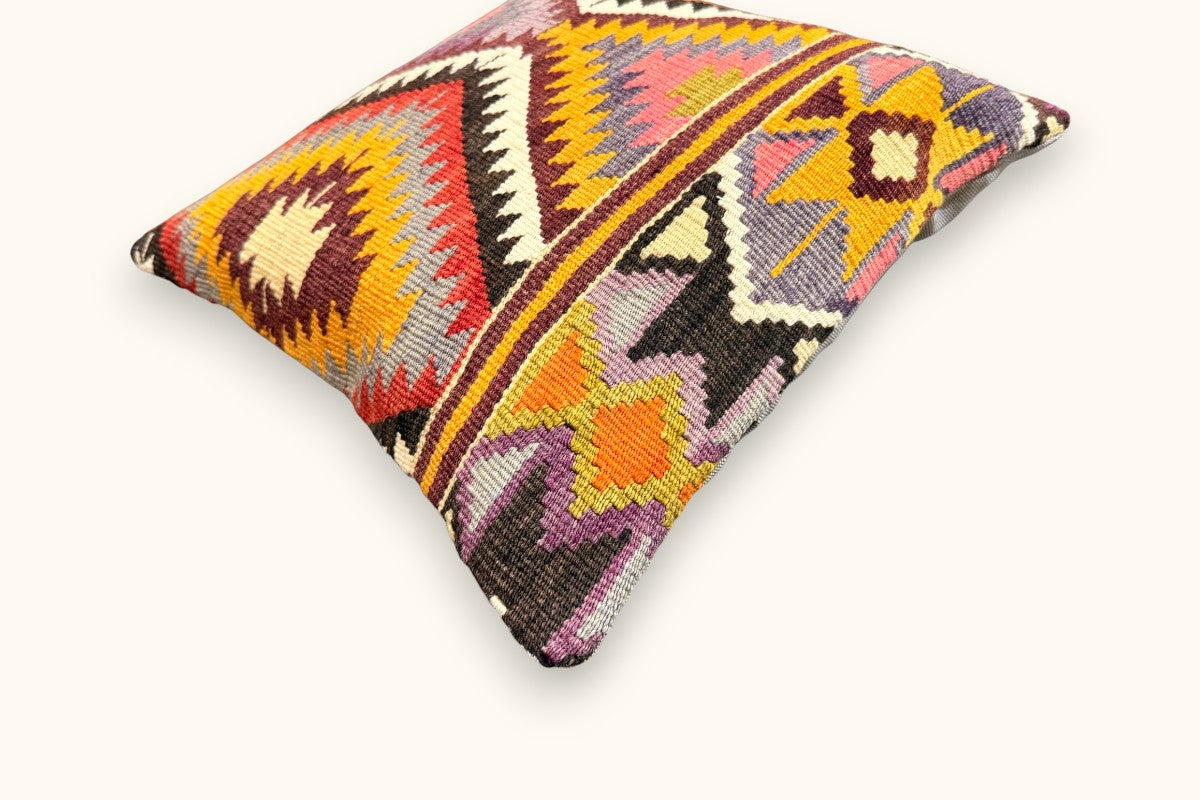 FILIZ Vintage Kilim Cushion 40x40cm