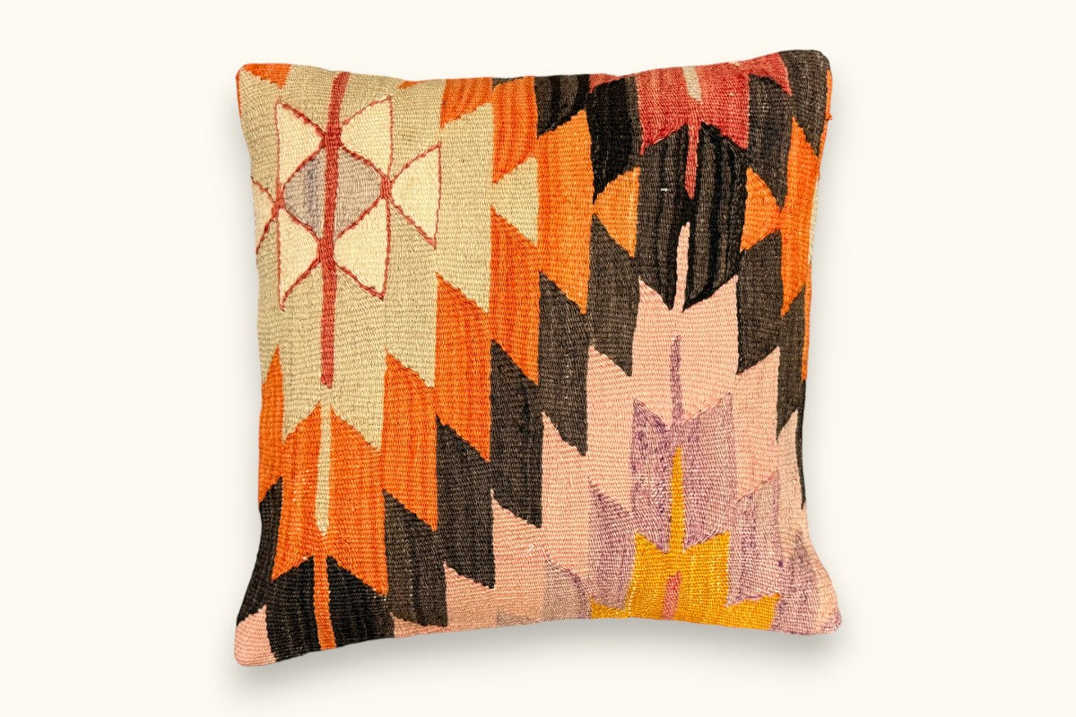 ALEV Vintage Kelim Kissen 40x40cm