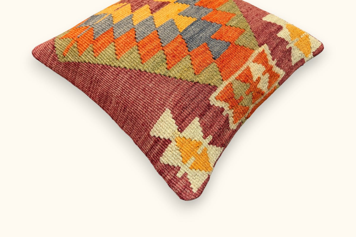 BESTE Vintage Kelim Kissen 40x40cm