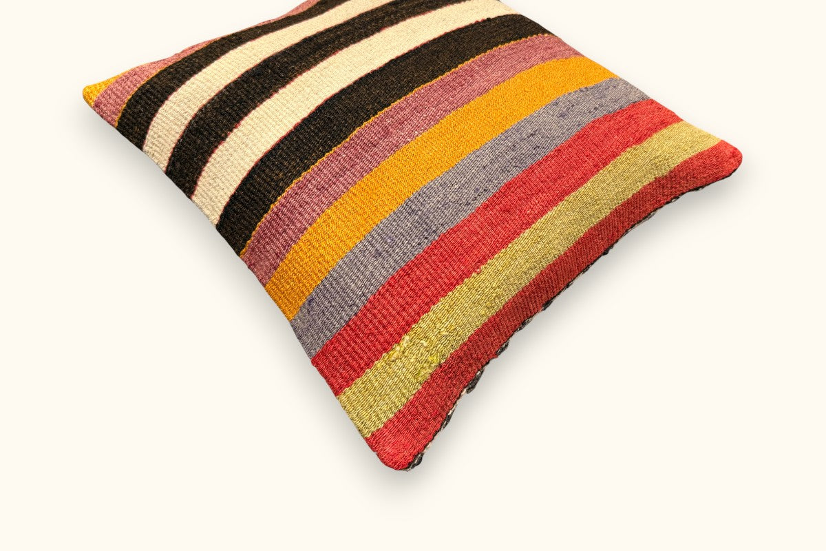 DERIN Vintage Kelim Kissen 40x40cm