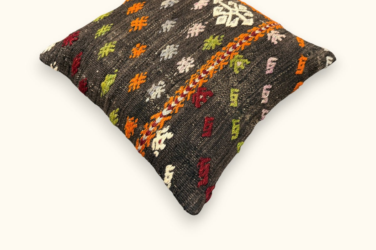 DERYA Vintage Kelim Kissen 40x40cm