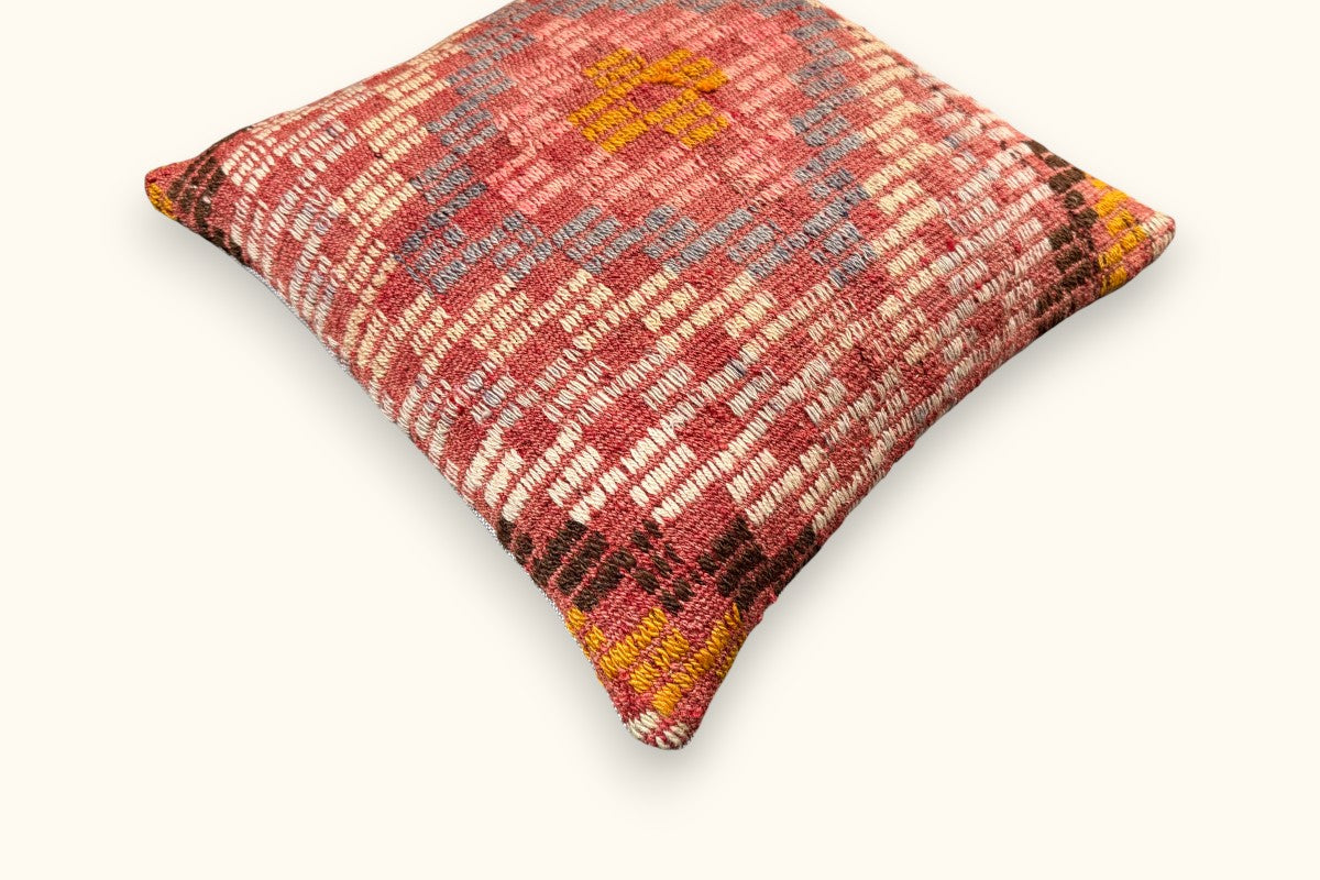 ELVAN Vintage Kelim Kissen 40x40cm