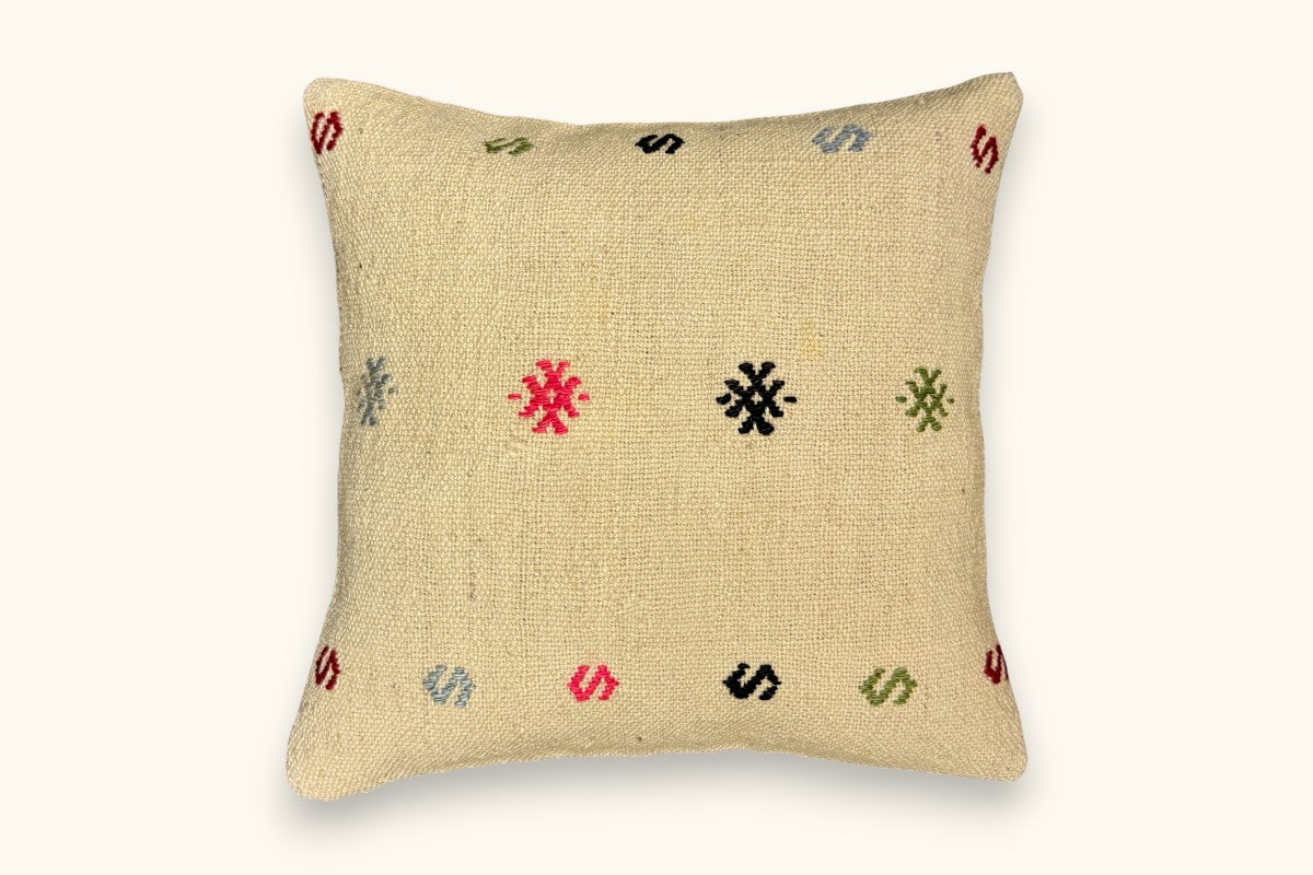 HALE Vintage Kelim Kissen 40x40cm