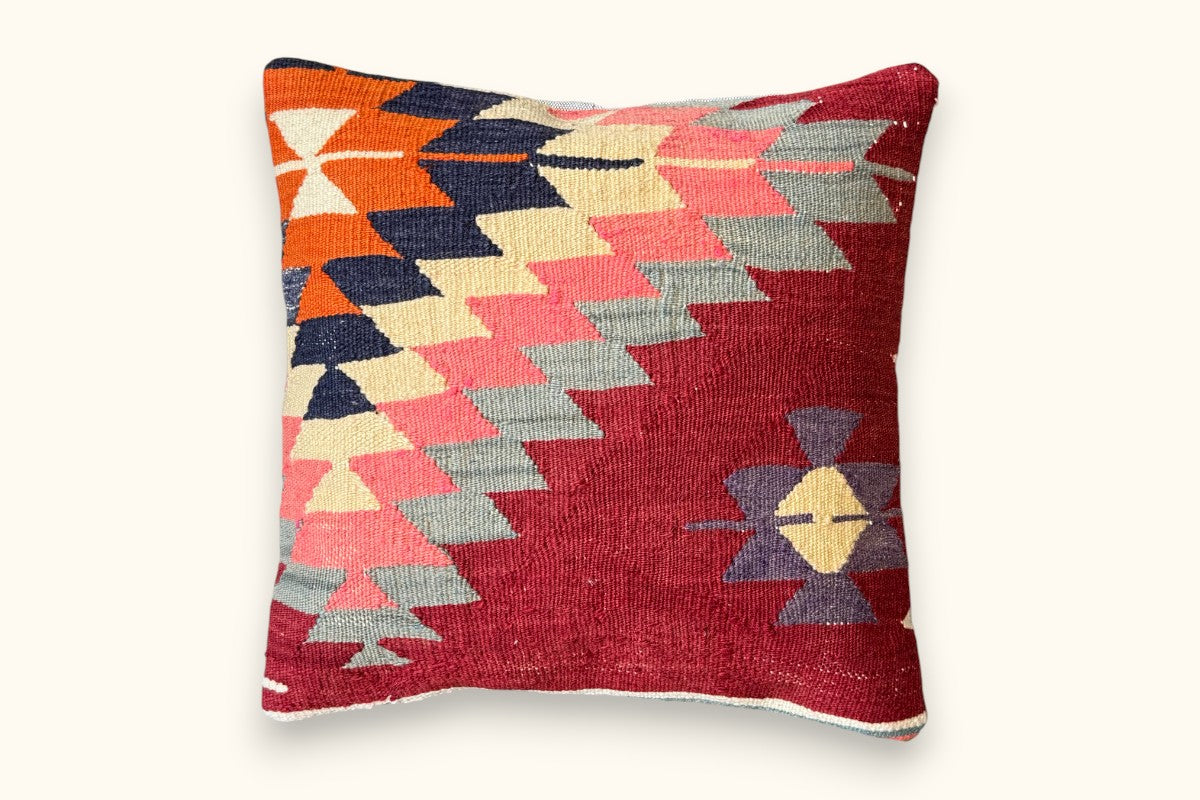 LALE Vintage Kelim Kissen 40x40cm