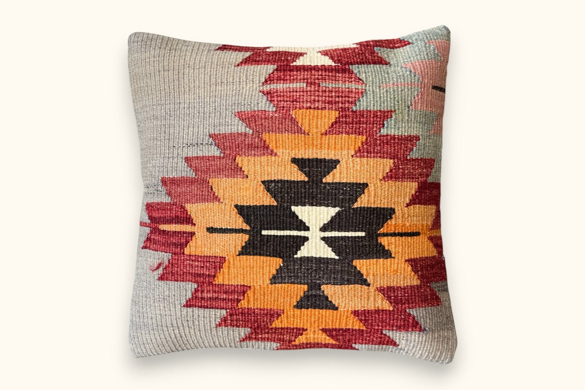 LINA Vintage Kelim Kissen 40x40cm