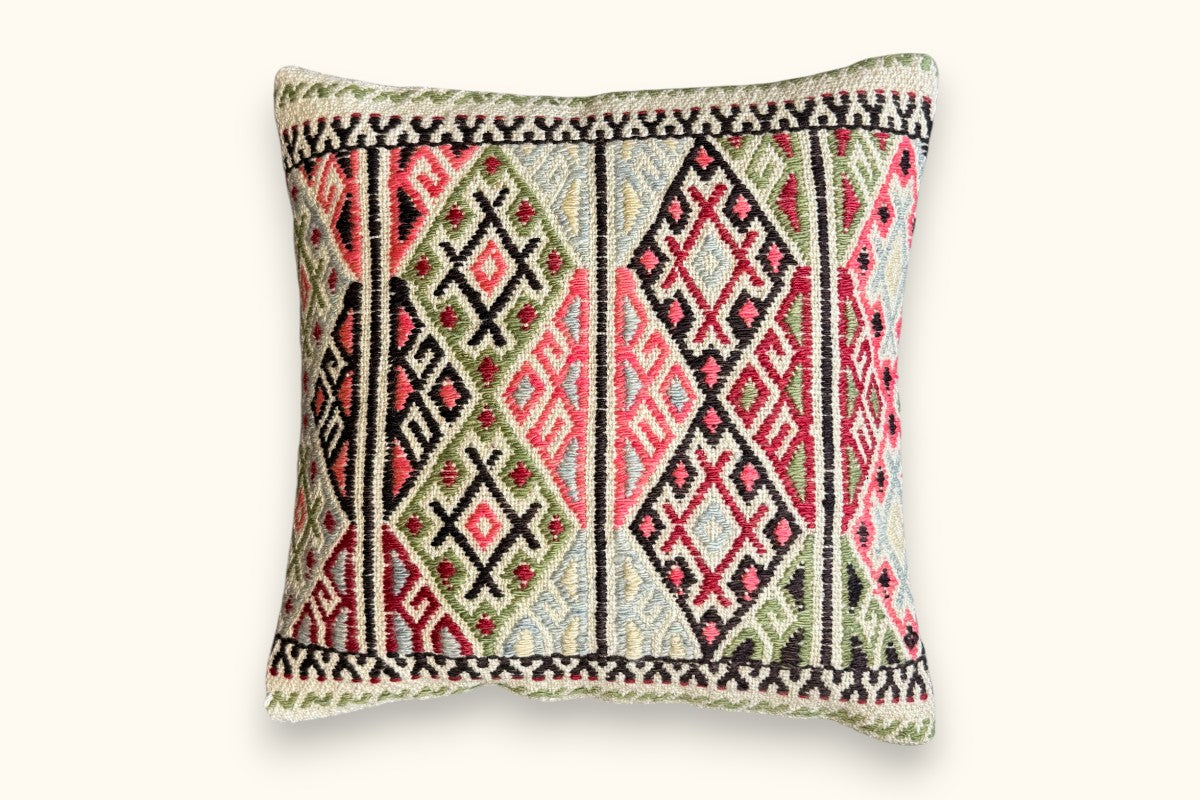 MELEK Vintage Kelim Kissen 40x40cm