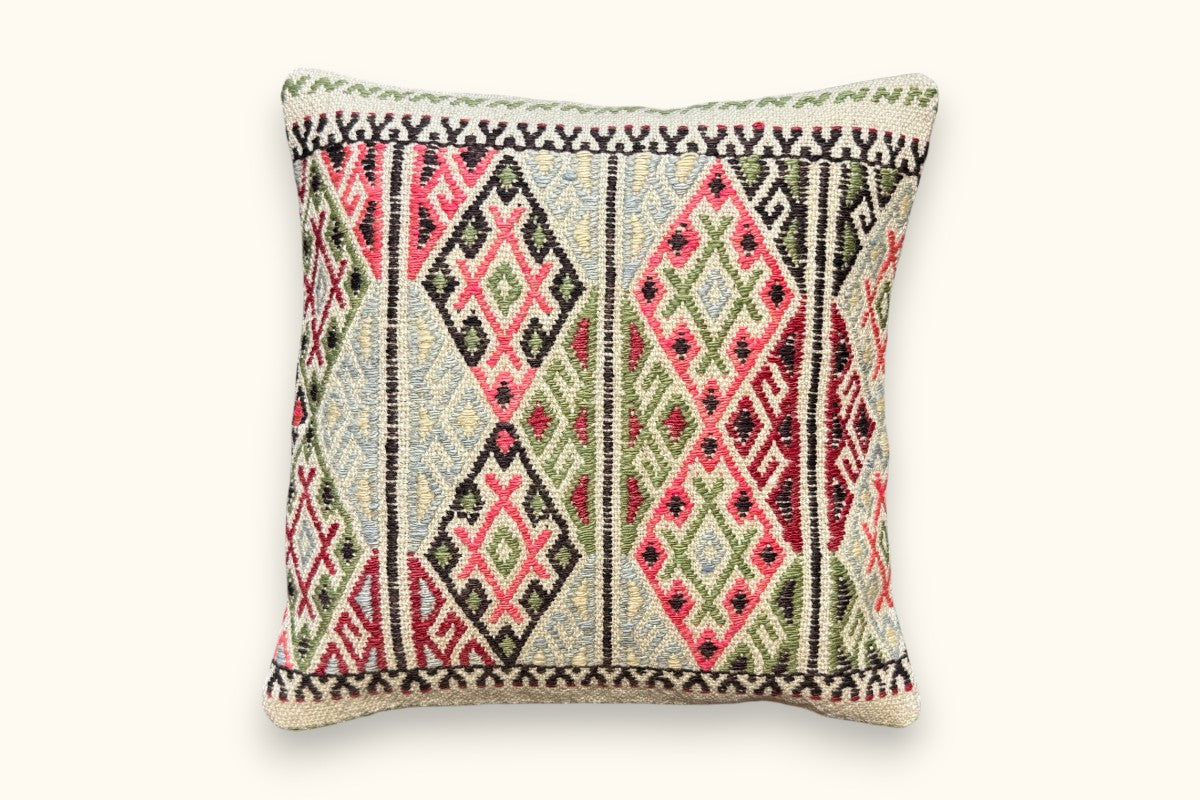 MELIS Vintage Kelim Kissen 40x40cm