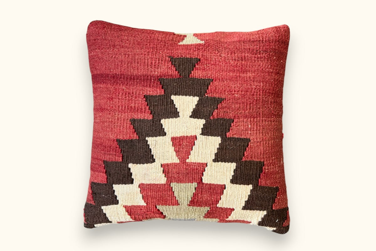 NEHIR vintage kilim cushion 40x40cm
