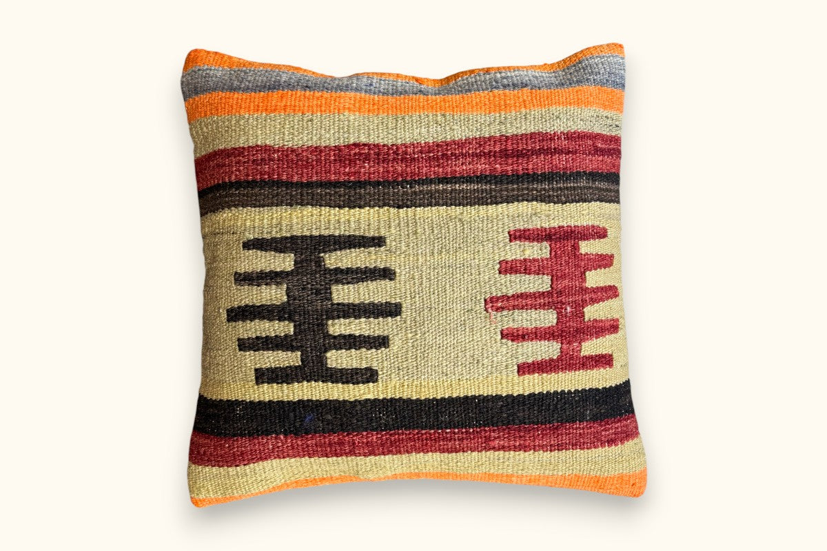 NUR Vintage Kelim Kissen 40x40cm