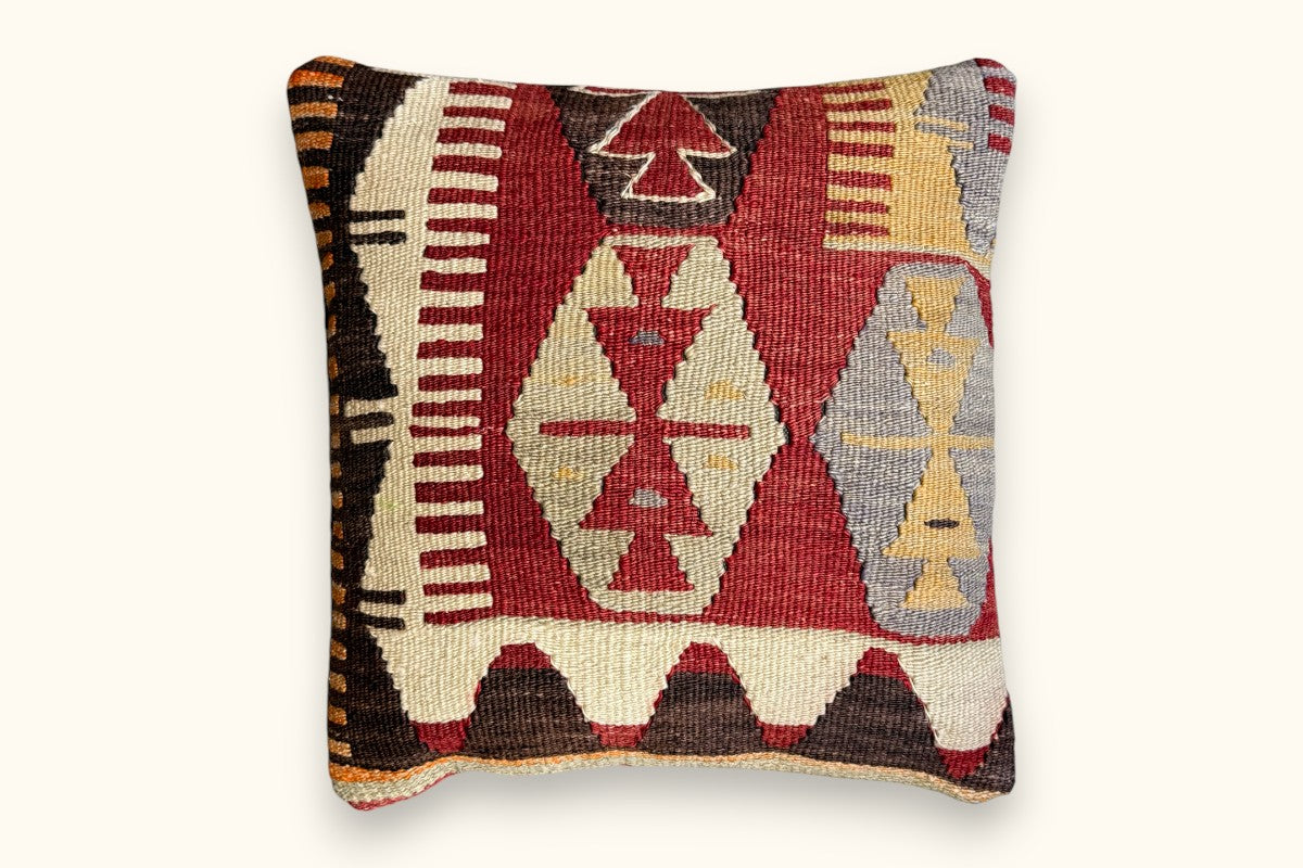 PERA Vintage Kelim Kissen 40x40cm