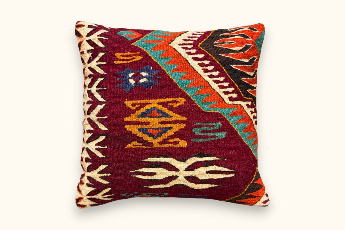 PINAR Vintage Kelim Kissen 40x40cm