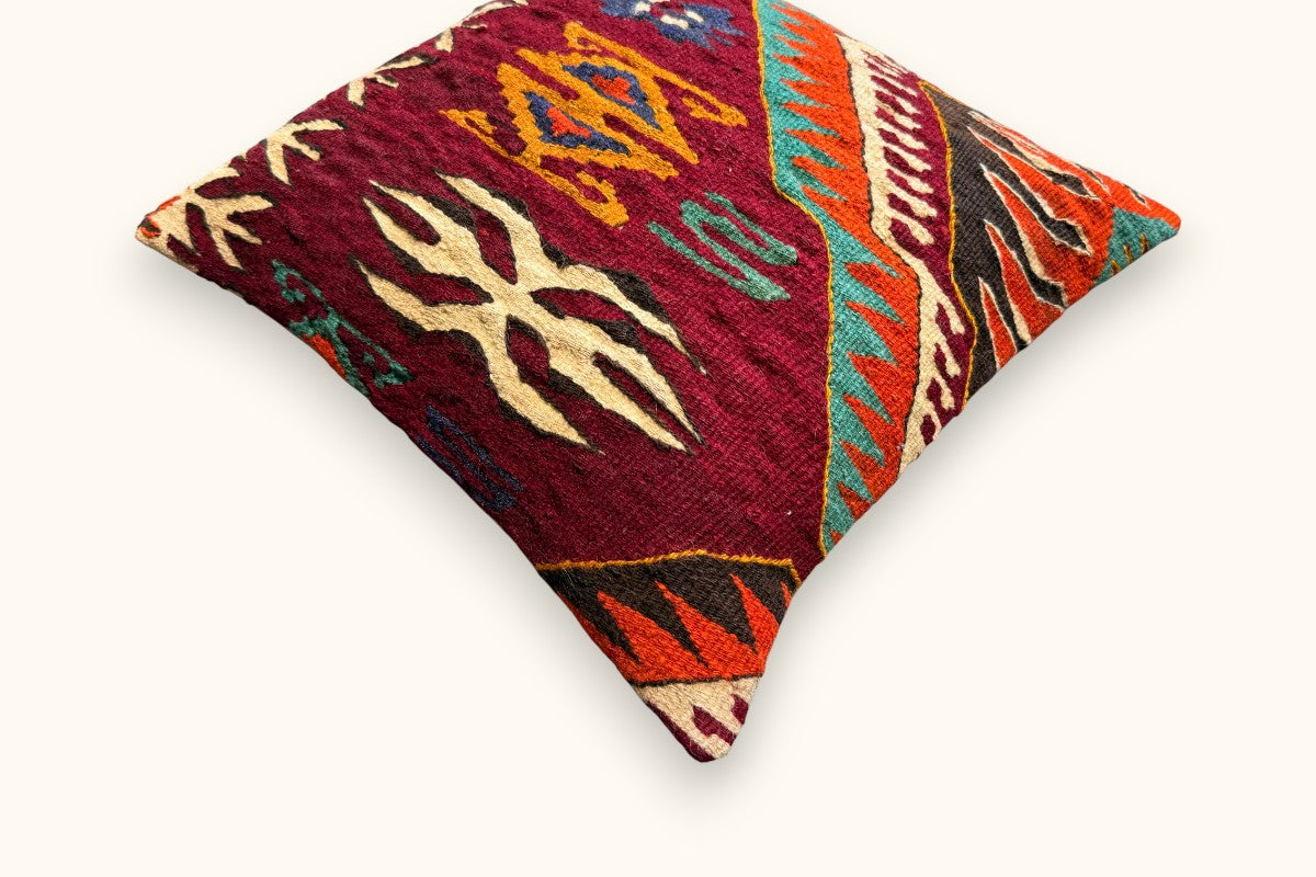 PINAR Vintage Kelim Kissen 40x40cm