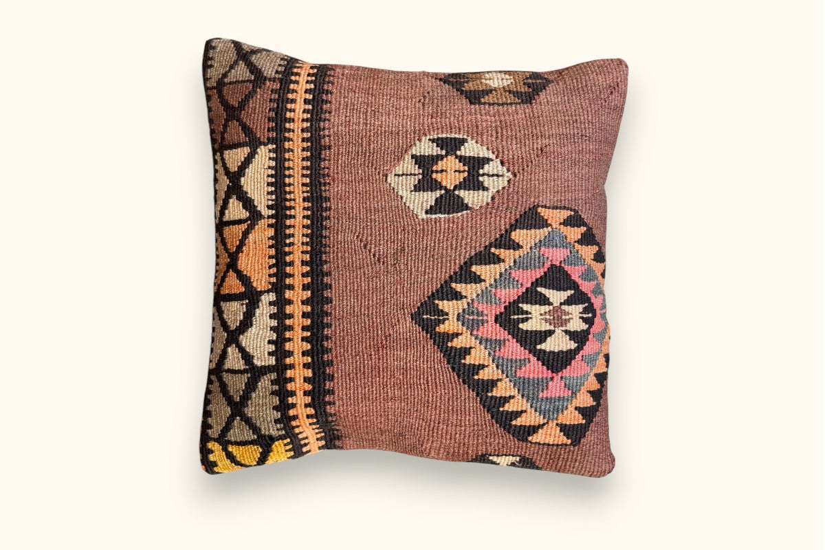 SIBEL Vintage Kilim Cushion 40x40cm