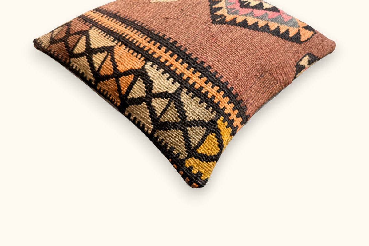SIBEL Vintage Kilim Cushion 40x40cm