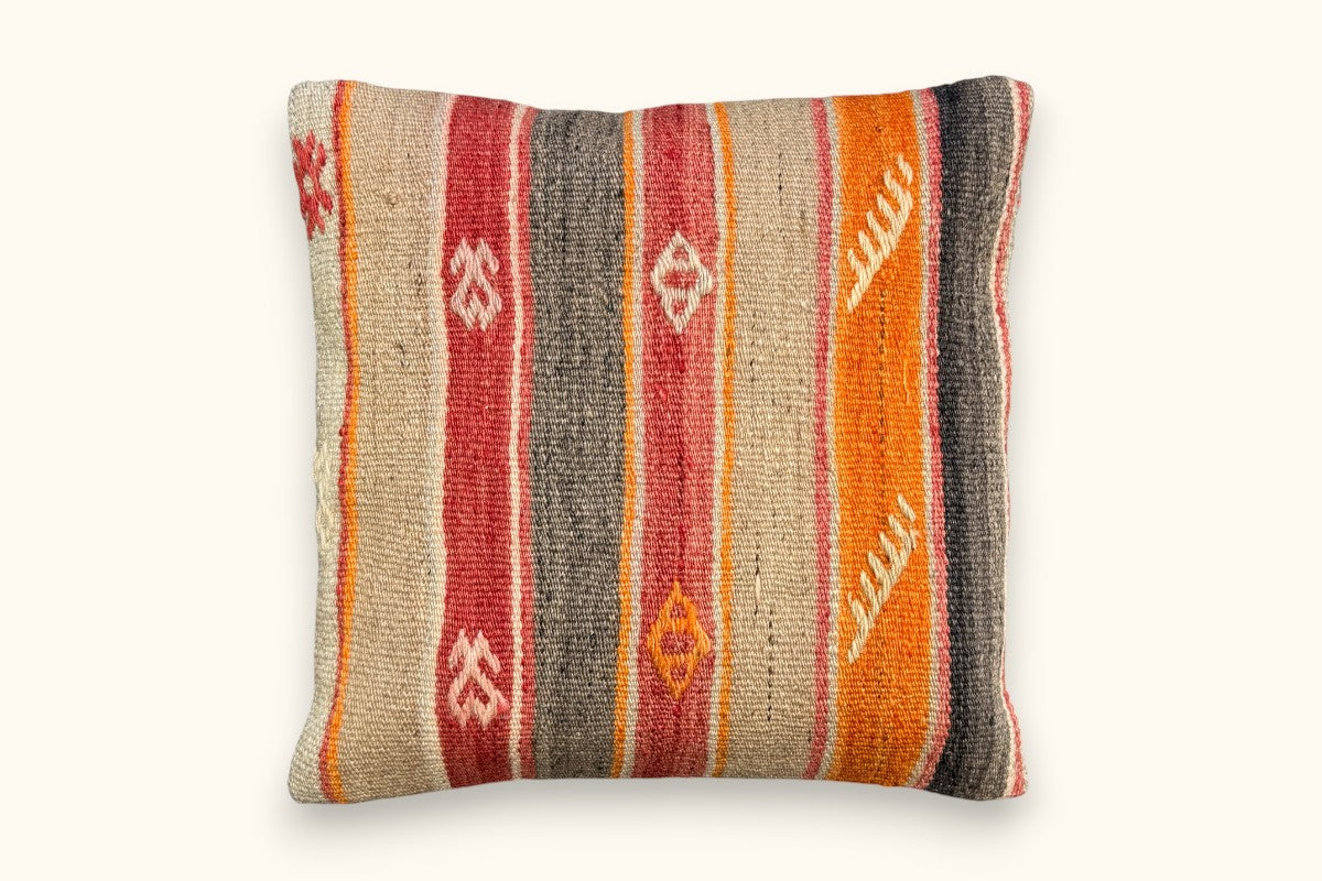 ZEHRA Vintage Kilim Cushion 40x40cm