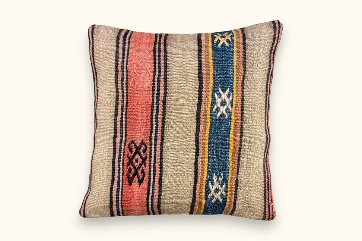 POYRAZ vintage kilim cushion 40x40cm