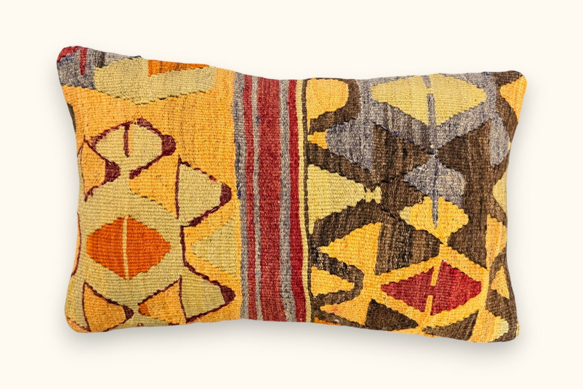 NEHIR vintage kilim cushion 50x30cm