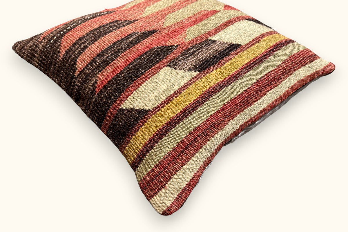 RUZGAR Vintage Kelim Kissen 50x50cm
