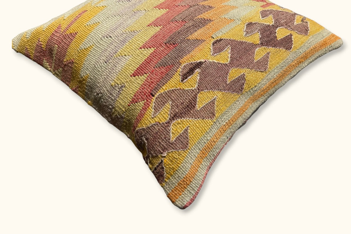 CICEK Vintage Kelim Kissen 50x50cm