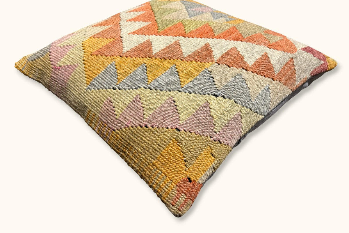 MERCAN Vintage Kelim Kissen 50x50cm