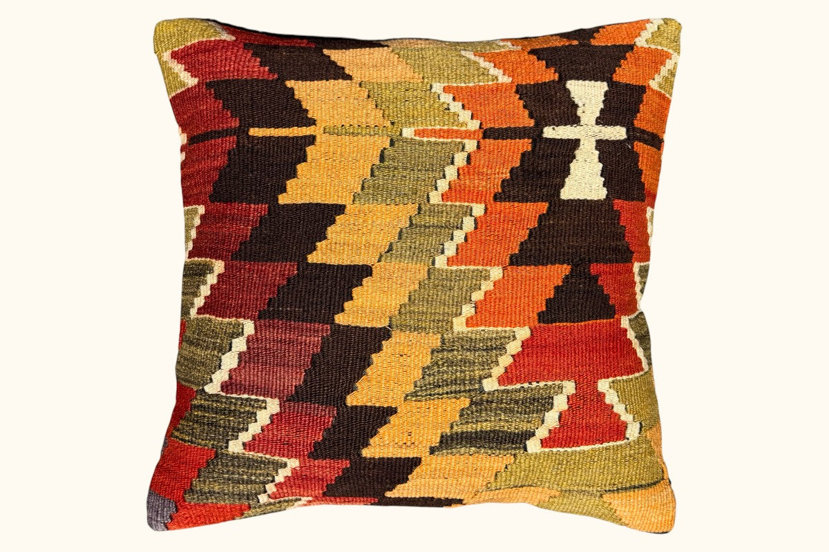 SEVDA Vintage Kelim Kissen 50x50cm