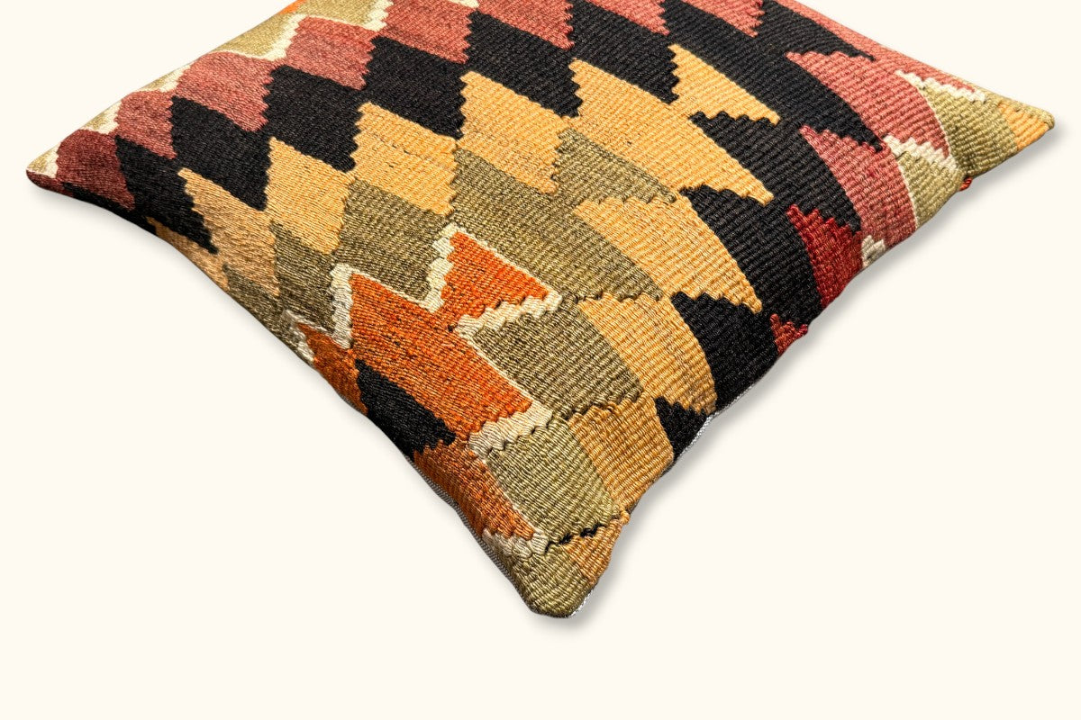 SEZEN Vintage Kelim Kissen 50x50cm