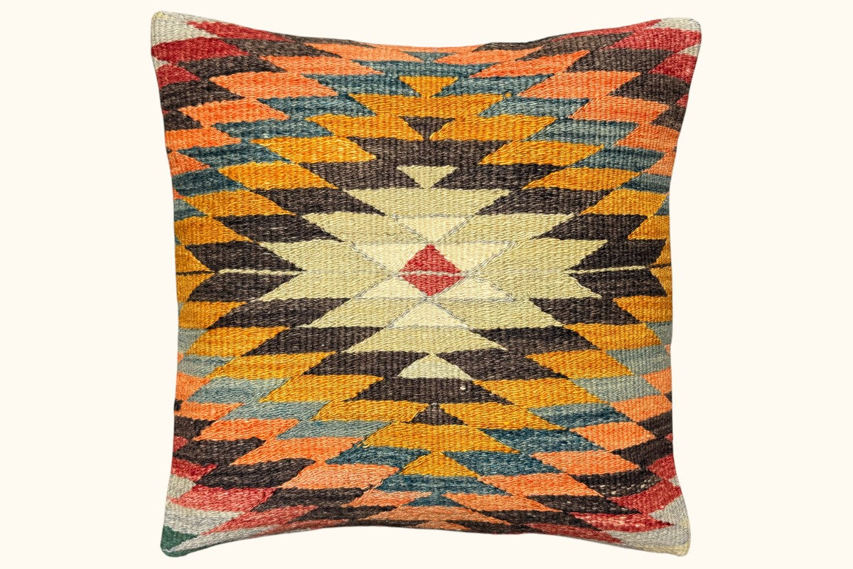 FIDAN Vintage Kelim Kissen 50x50cm