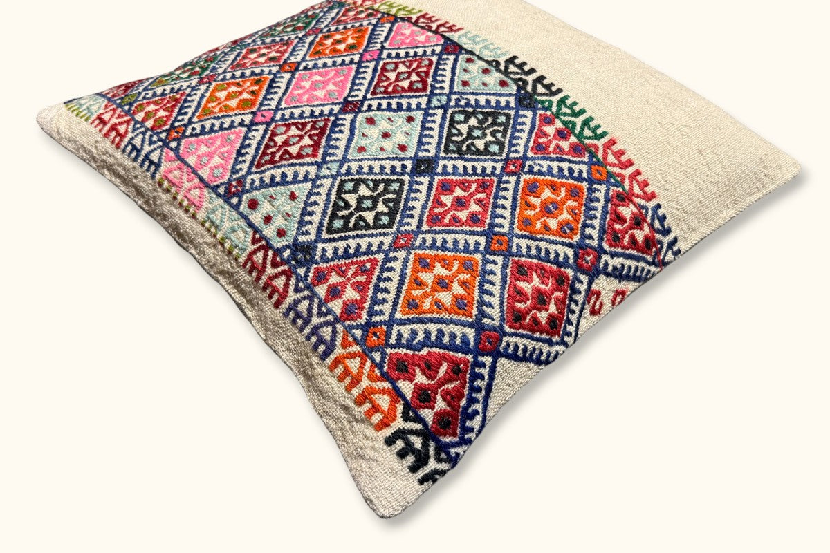 AYLIN Vintage Kelim Kissen 50x50cm