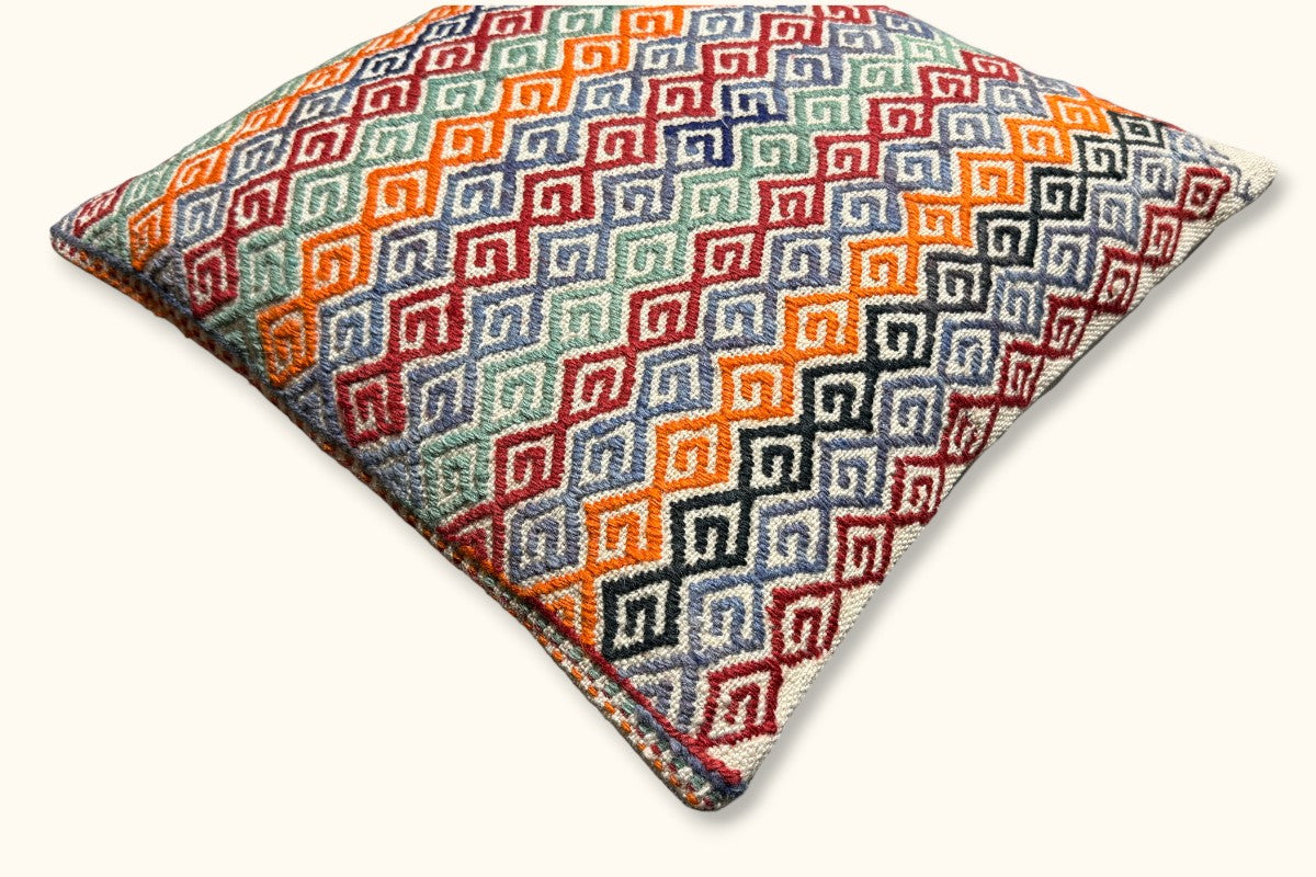 BESTE Vintage Kelim Kissen 50x50cm