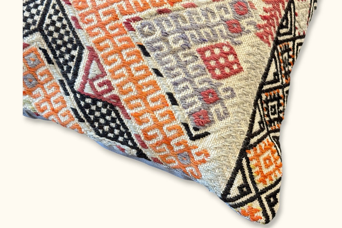 DENIZ Vintage Kelim Kissen 50x50cm