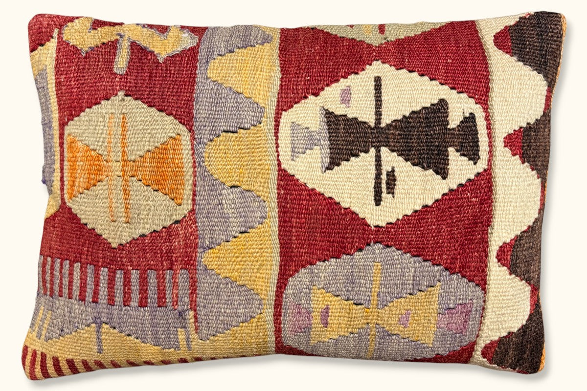 ELVAN vintage kilim cushion 60x40cm