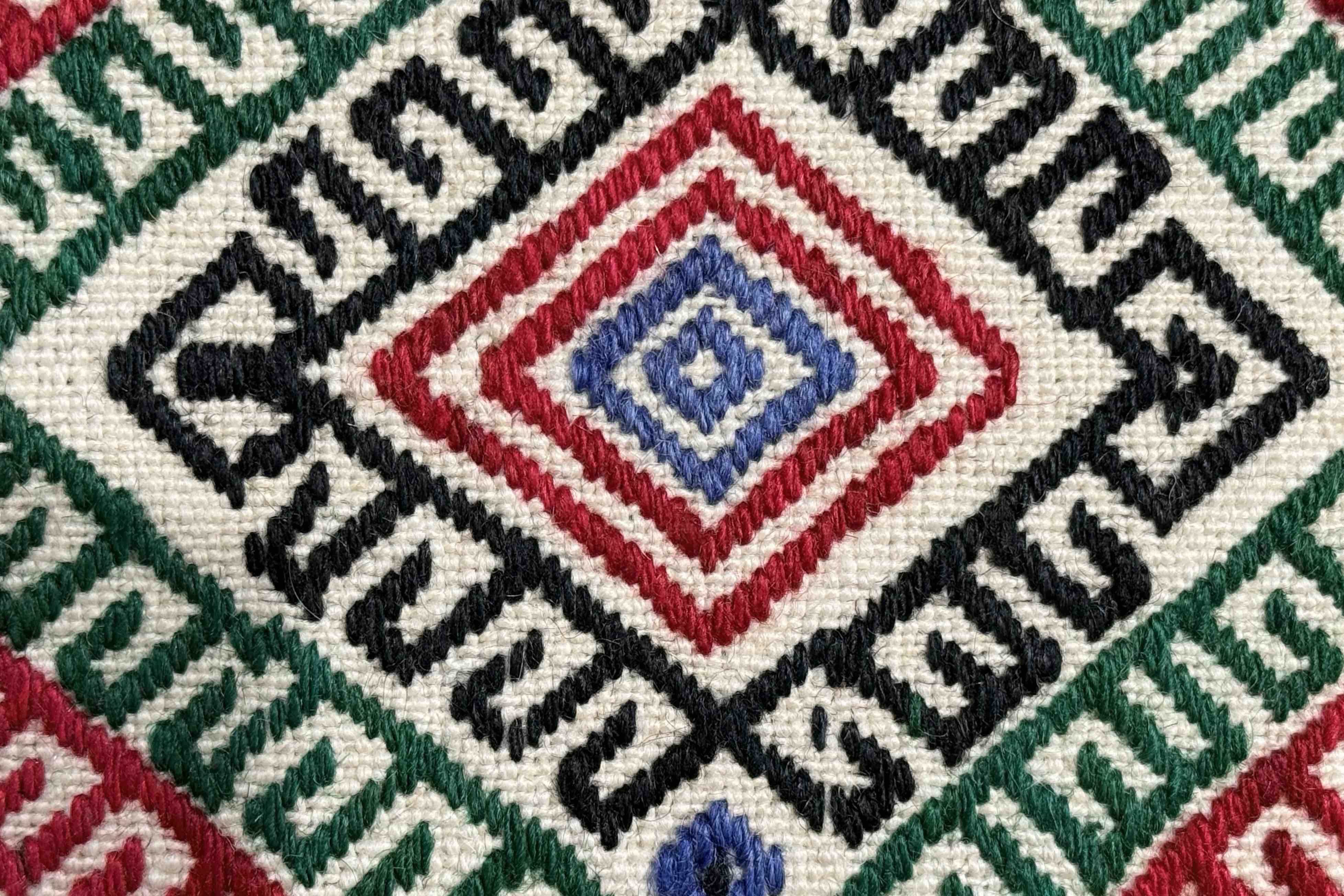 LUNA Vintage Kelim Kissen 60x40cm