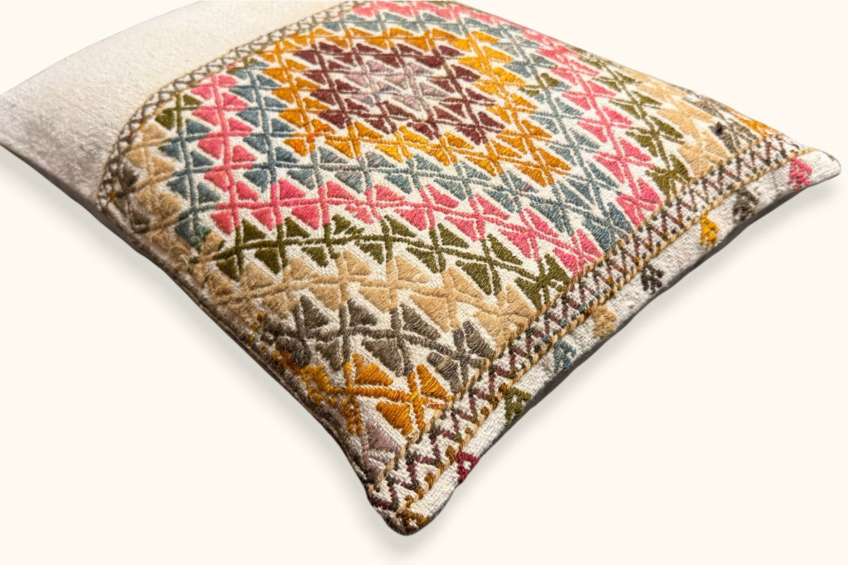 MELEK Vintage Kelim Kissen 60x40cm