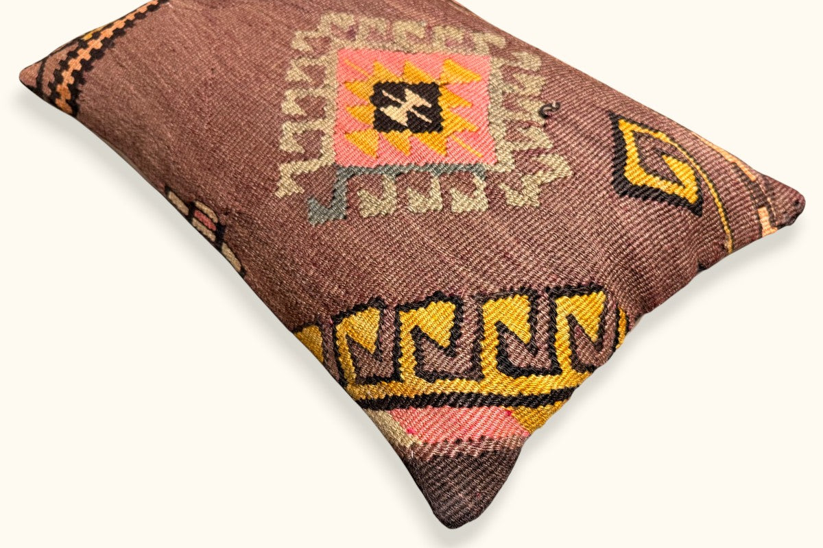 NEHIR Vintage Kelim Kissen 60x40cm